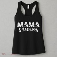 Mama Saurus T Rex Dinosaur Mama Saurus Mother's Day Best Mom Women's Tank Top thumb 3