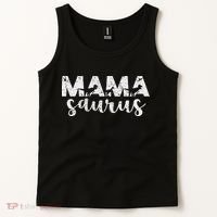 Mama Saurus T Rex Dinosaur Mama Saurus Mother's Day Best Mom Tank Top thumb 2