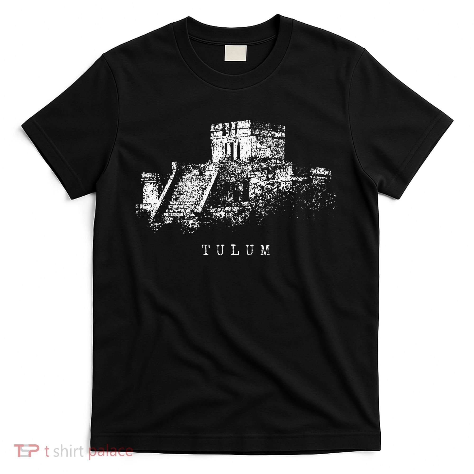 Maya Site Tulum Mexico Vintage Ruins Caribbean Riviera Maya T-Shirt