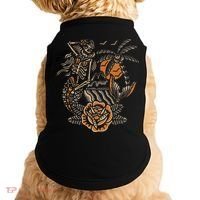 Mermaid Skeleton Traditional Tattoo Old School Tattoo Flash Doggie Tank thumb 0