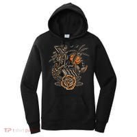 Mermaid Skeleton Traditional Tattoo Old School Tattoo Flash Women's Hoodie thumb 0