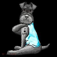 Miniature Schnauzer Tattoos I Love Dad Gift FatherS Day Gift Coffee Mug thumb 5