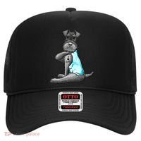 Miniature Schnauzer Tattoos I Love Dad Gift FatherS Day Gift Hat thumb 0
