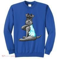 Miniature Schnauzer Tattoos I Love Dad Gift FatherS Day Gift Sweatshirt thumb 0