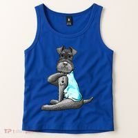 Miniature Schnauzer Tattoos I Love Dad Gift FatherS Day Gift Tank Top thumb 2