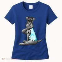 Miniature Schnauzer Tattoos I Love Dad Gift FatherS Day Gift Women's T-Shirt thumb 0