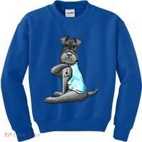 Miniature Schnauzer Tattoos I Love Dad Gift FatherS Day Gift Kids Sweatshirt thumb 0