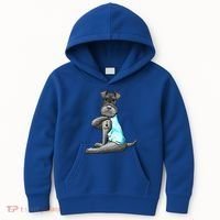 Miniature Schnauzer Tattoos I Love Dad Gift FatherS Day Gift Kids Hoodie thumb 0
