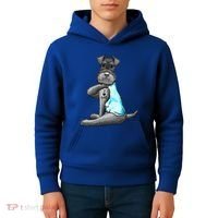 Miniature Schnauzer Tattoos I Love Dad Gift FatherS Day Gift Kids Hoodie thumb 4