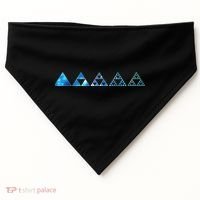 Math Sierpinski Triangles Fractal Geometry Mathematics USA-Made Doggie Bandana thumb 0
