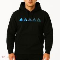 Math Sierpinski Triangles Fractal Geometry Mathematics Hoodie thumb 2