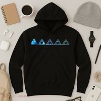 Math Sierpinski Triangles Fractal Geometry Mathematics Hoodie thumb 3