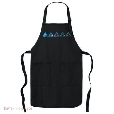 Math Sierpinski Triangles Fractal Geometry Mathematics Apron