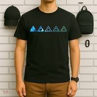 Math Sierpinski Triangles Fractal Geometry Mathematics T-Shirt thumb 6