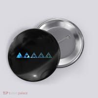 Math Sierpinski Triangles Fractal Geometry Mathematics Button thumb 0