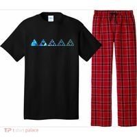 Math Sierpinski Triangles Fractal Geometry Mathematics Pajama Set thumb 0