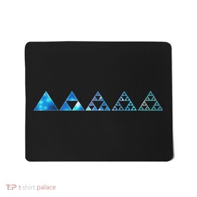 Math Sierpinski Triangles Fractal Geometry Mathematics Mousepad