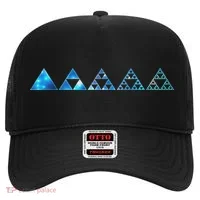 Math Sierpinski Triangles Fractal Geometry Mathematics Hat thumb 0