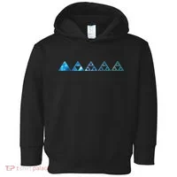 Math Sierpinski Triangles Fractal Geometry Mathematics Toddler Hoodie thumb 0
