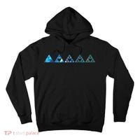 Math Sierpinski Triangles Fractal Geometry Mathematics Tall Hoodie thumb 0