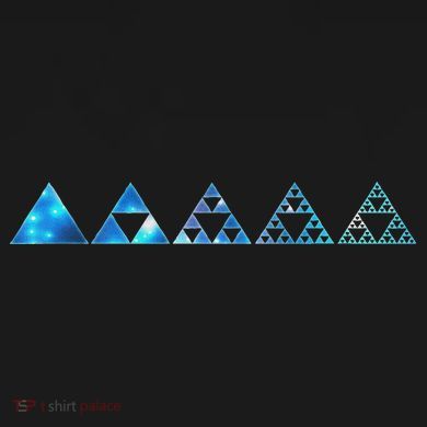 Math Sierpinski Triangles Fractal Geometry Mathematics Tall Hoodie