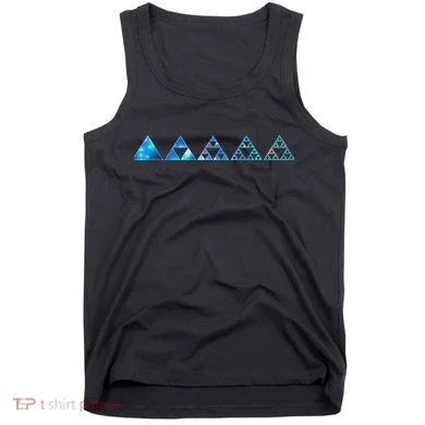 Math Sierpinski Triangles Fractal Geometry Mathematics Tank Top