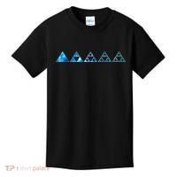 Math Sierpinski Triangles Fractal Geometry Mathematics Kids T-Shirt thumb 0