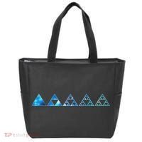 Math Sierpinski Triangles Fractal Geometry Mathematics Tote Bag thumb 0