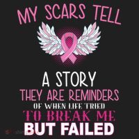 My Scars Tell A Story Breast Cancer Survivor Quote Women's Sweatshirt thumb 2