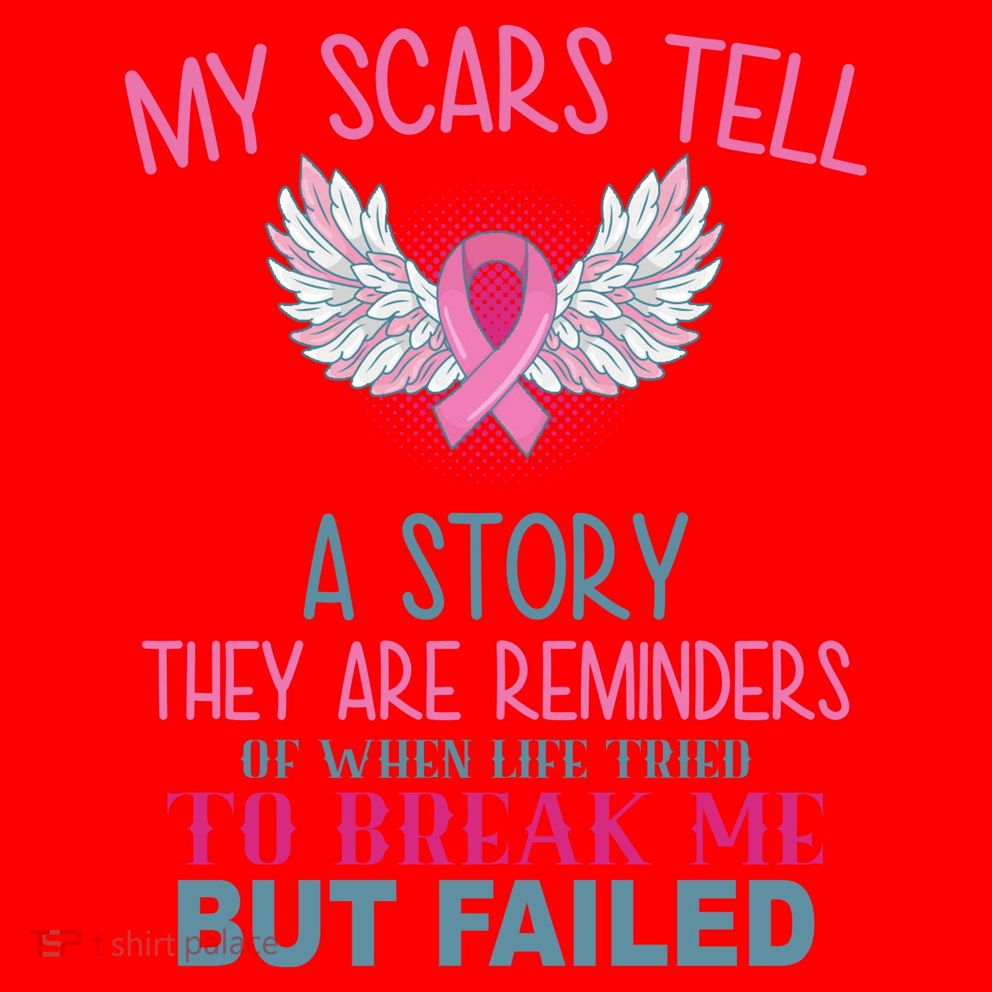 My Scars Tell A Story Breast Cancer Survivor Quote Santa Hat