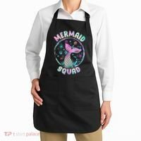 Mermaid Squad Themed Birthday Party Mermaids Family Matching Apron thumb 2