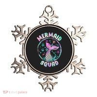 Mermaid Squad Themed Birthday Party Mermaids Family Matching Ornament thumb 0