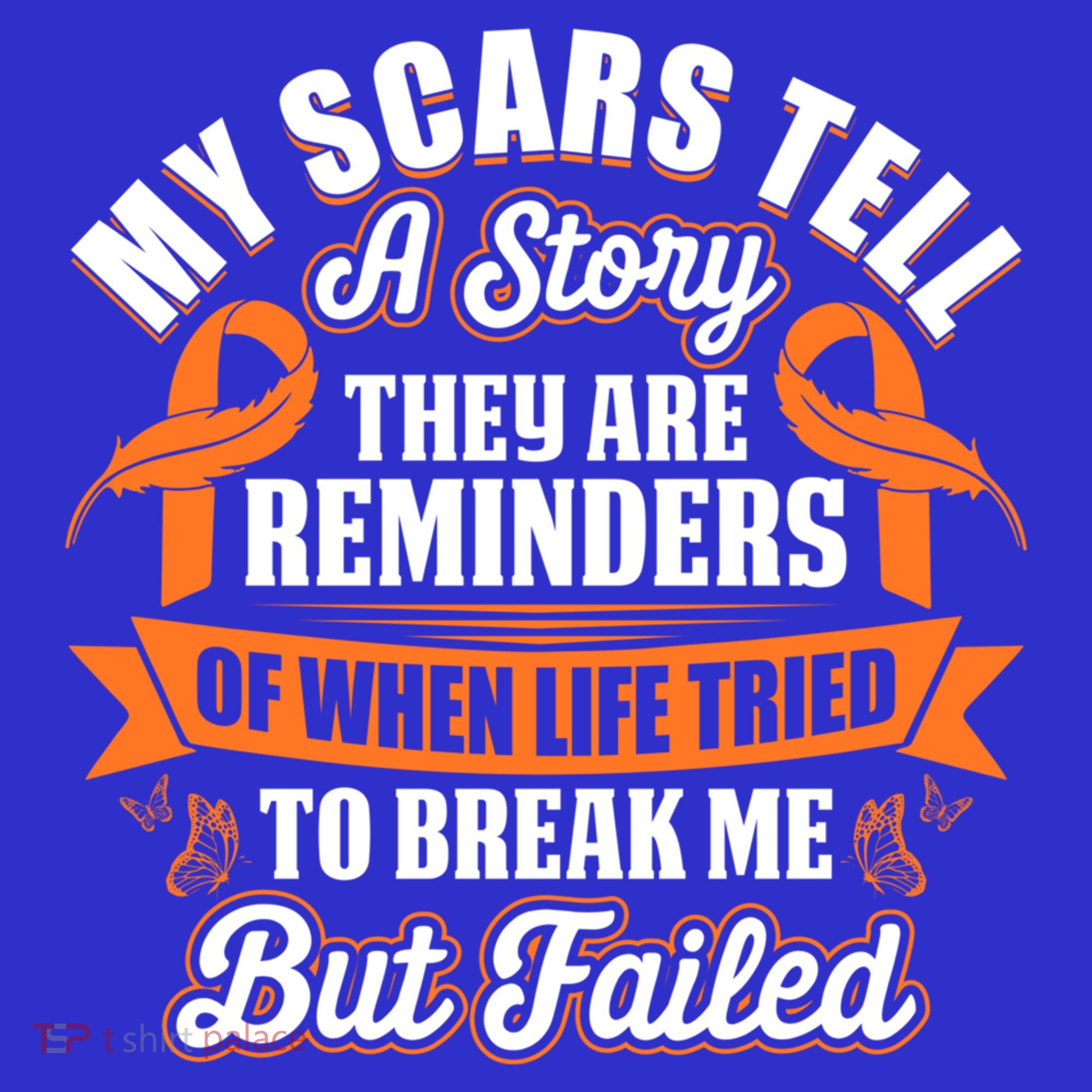 My Scars Tell A Story Kidney Cancer Ribbon Awareness Cool Gift Women's Tank Top