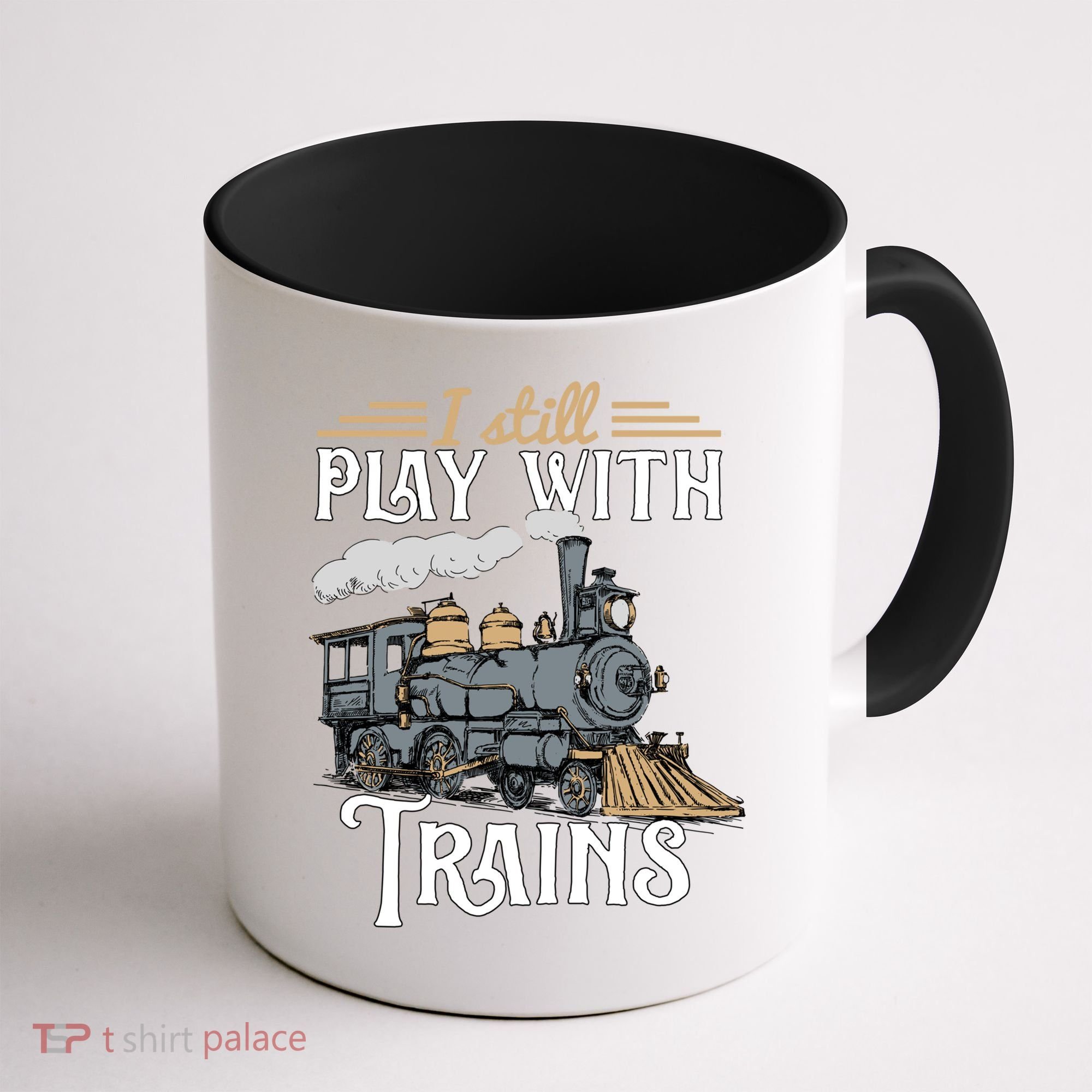 Model Steam Train Cute Gift Locomotive Trainspotting Meaningful Gift Coffee Mug