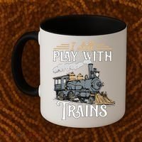Model Steam Train Cute Gift Locomotive Trainspotting Meaningful Gift Coffee Mug thumb 2
