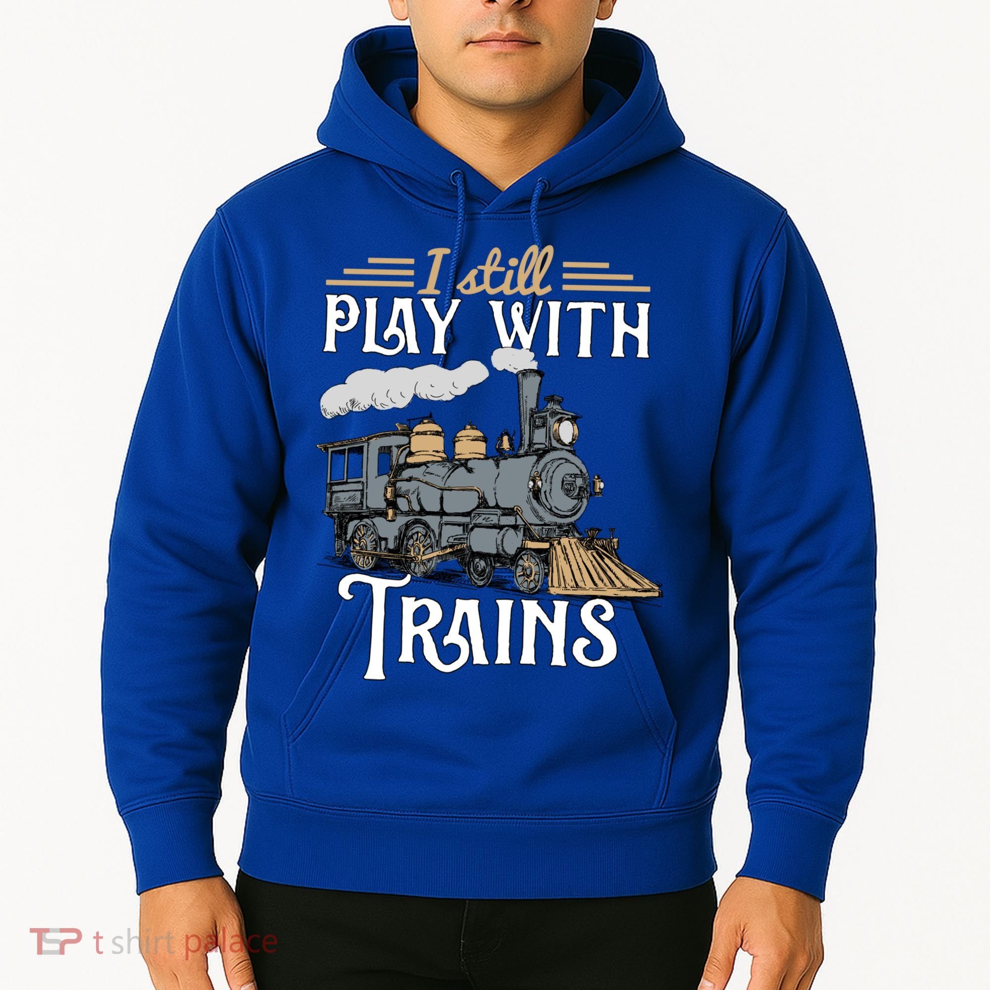 Model Steam Train Cute Gift Locomotive Trainspotting Meaningful Gift Hoodie