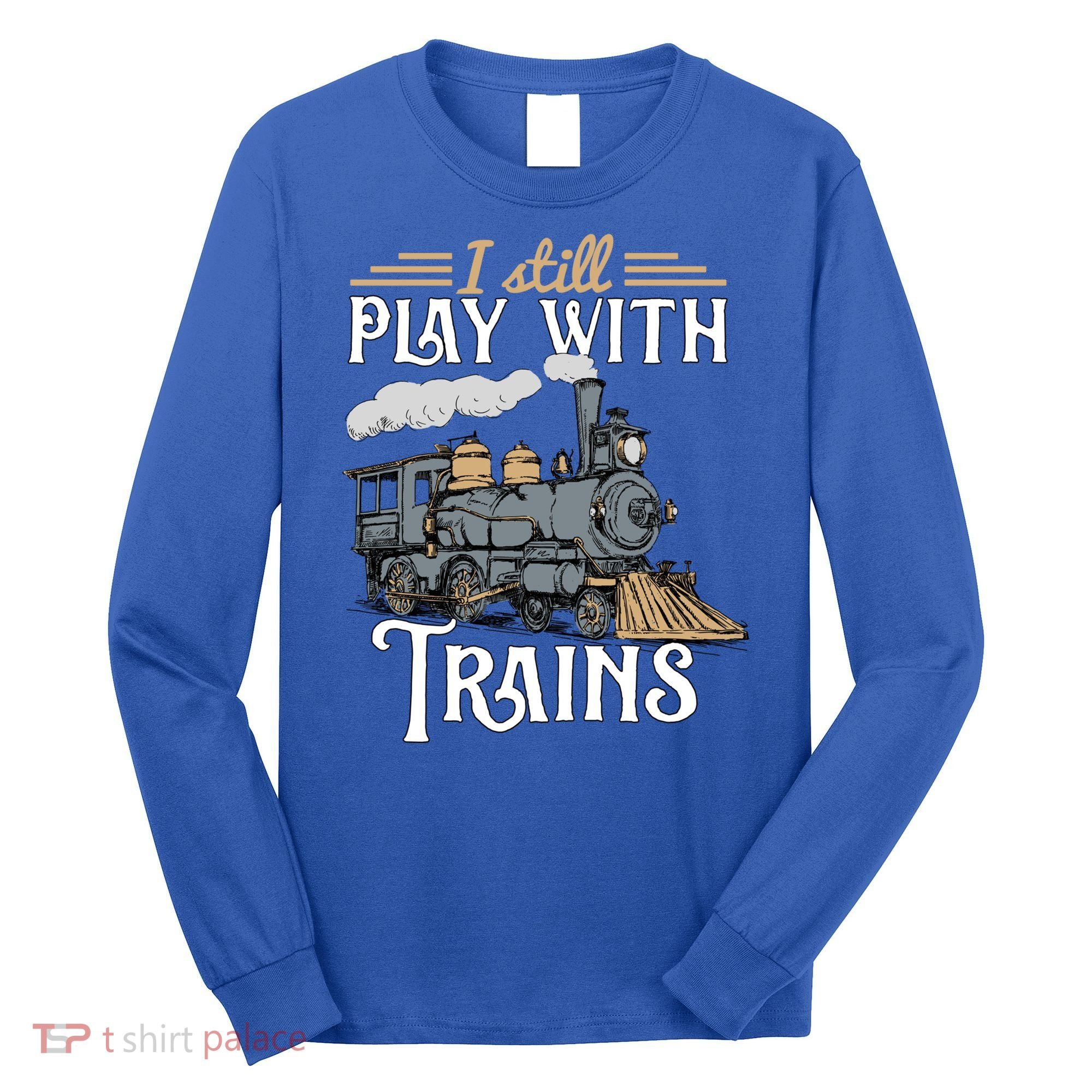 Model Steam Train Cute Gift Locomotive Trainspotting Meaningful Gift Long Sleeve Shirt