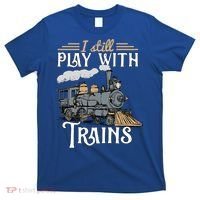 Model Steam Train Cute Gift Locomotive Trainspotting Meaningful Gift T-Shirt thumb 0