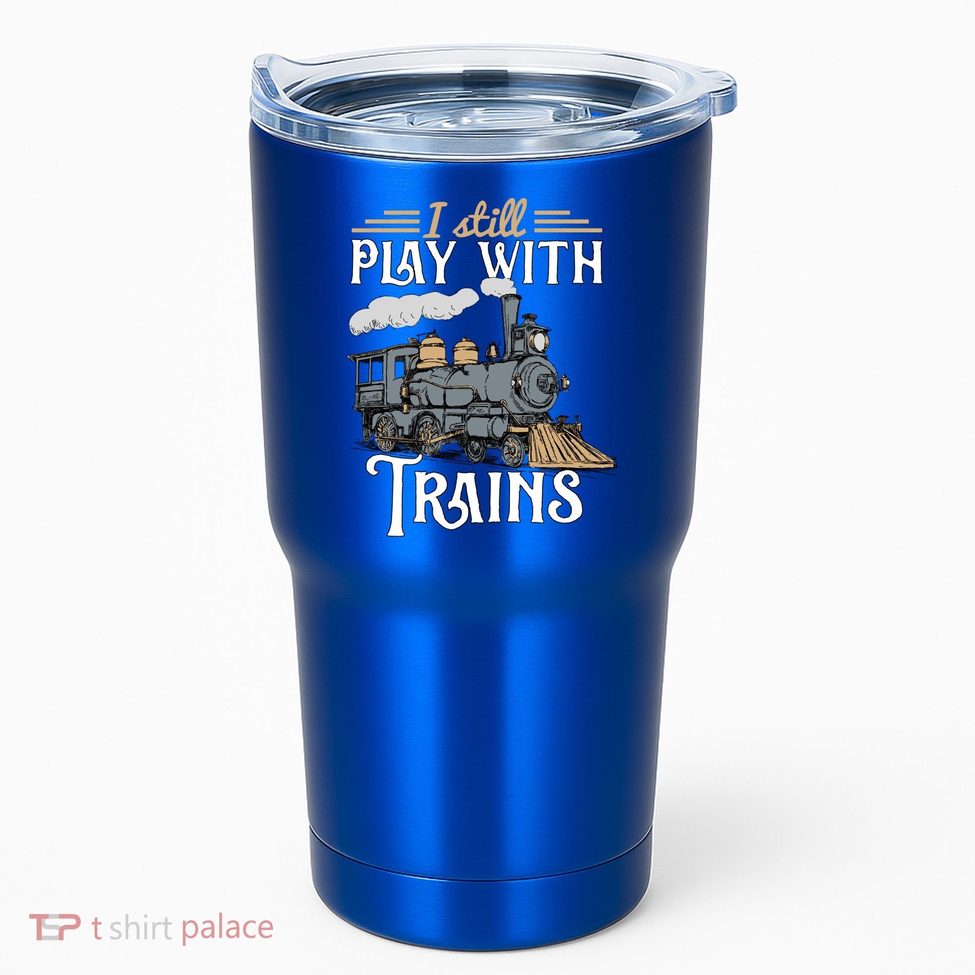 Model Steam Train Cute Gift Locomotive Trainspotting Meaningful Gift Tumbler