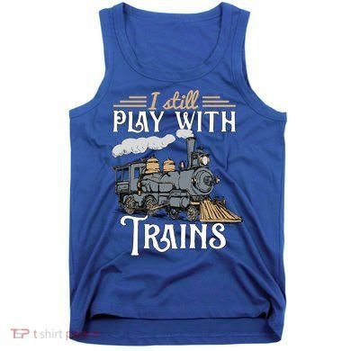Model Steam Train Cute Gift Locomotive Trainspotting Meaningful Gift Tank Top