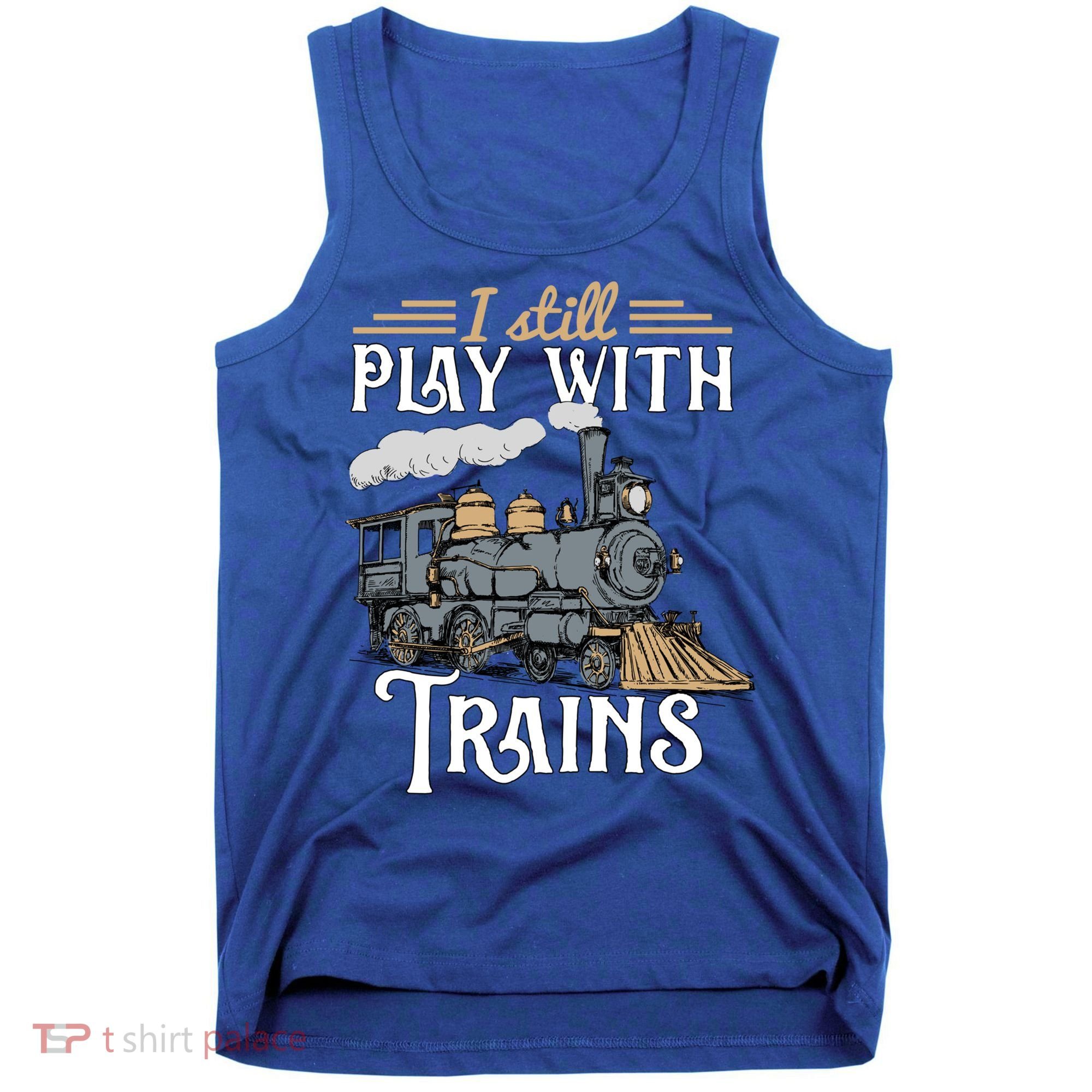 Model Steam Train Cute Gift Locomotive Trainspotting Meaningful Gift Tank Top