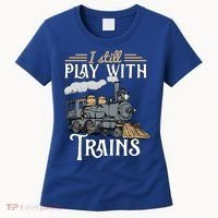 Model Steam Train Cute Gift Locomotive Trainspotting Meaningful Gift Women's T-Shirt thumb 0