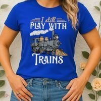 Model Steam Train Cute Gift Locomotive Trainspotting Meaningful Gift Women's T-Shirt thumb 2