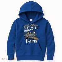 Model Steam Train Cute Gift Locomotive Trainspotting Meaningful Gift Kids Hoodie thumb 0