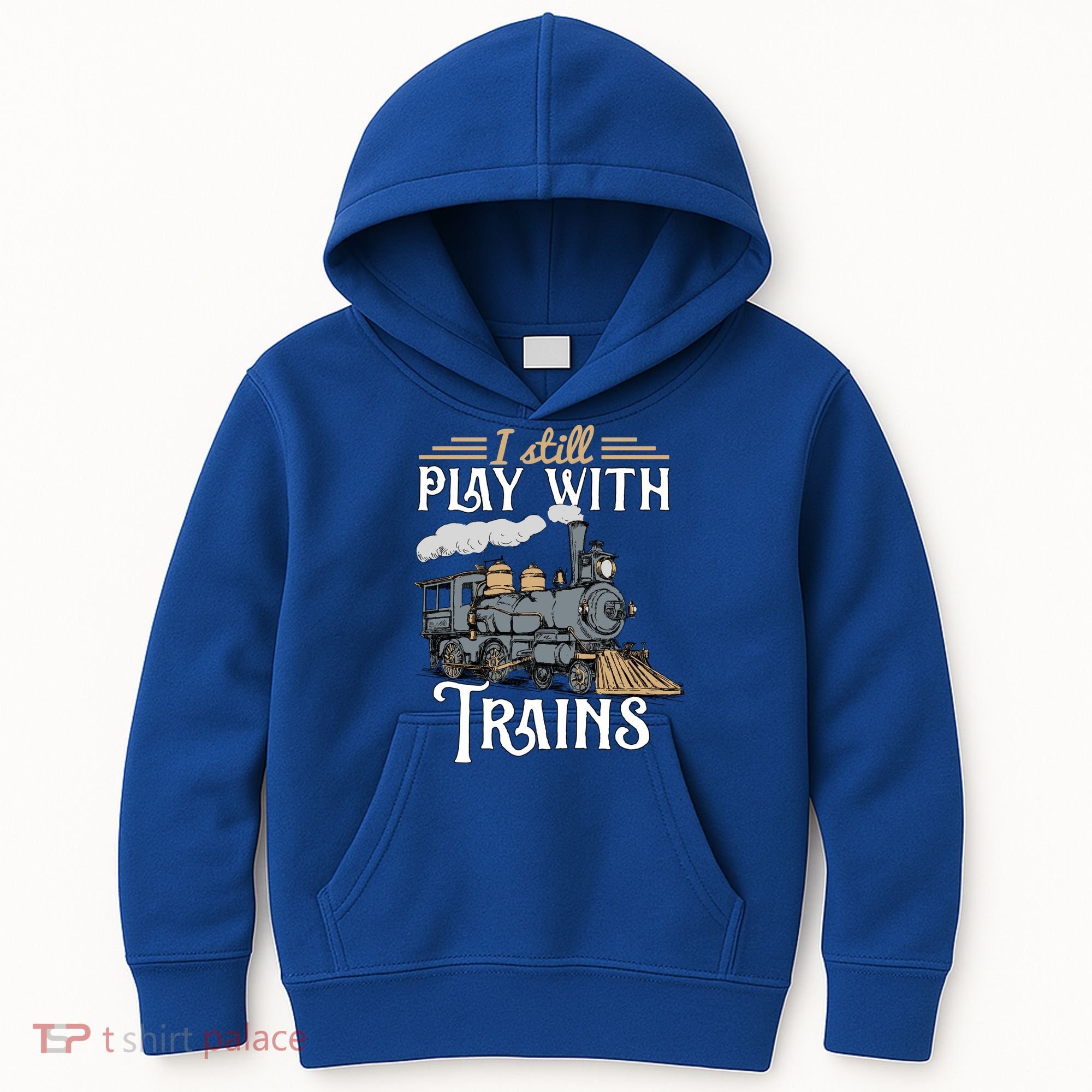 Model Steam Train Cute Gift Locomotive Trainspotting Meaningful Gift Kids Hoodie