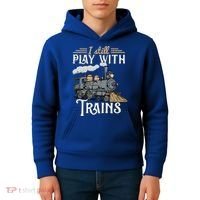 Model Steam Train Cute Gift Locomotive Trainspotting Meaningful Gift Kids Hoodie thumb 4