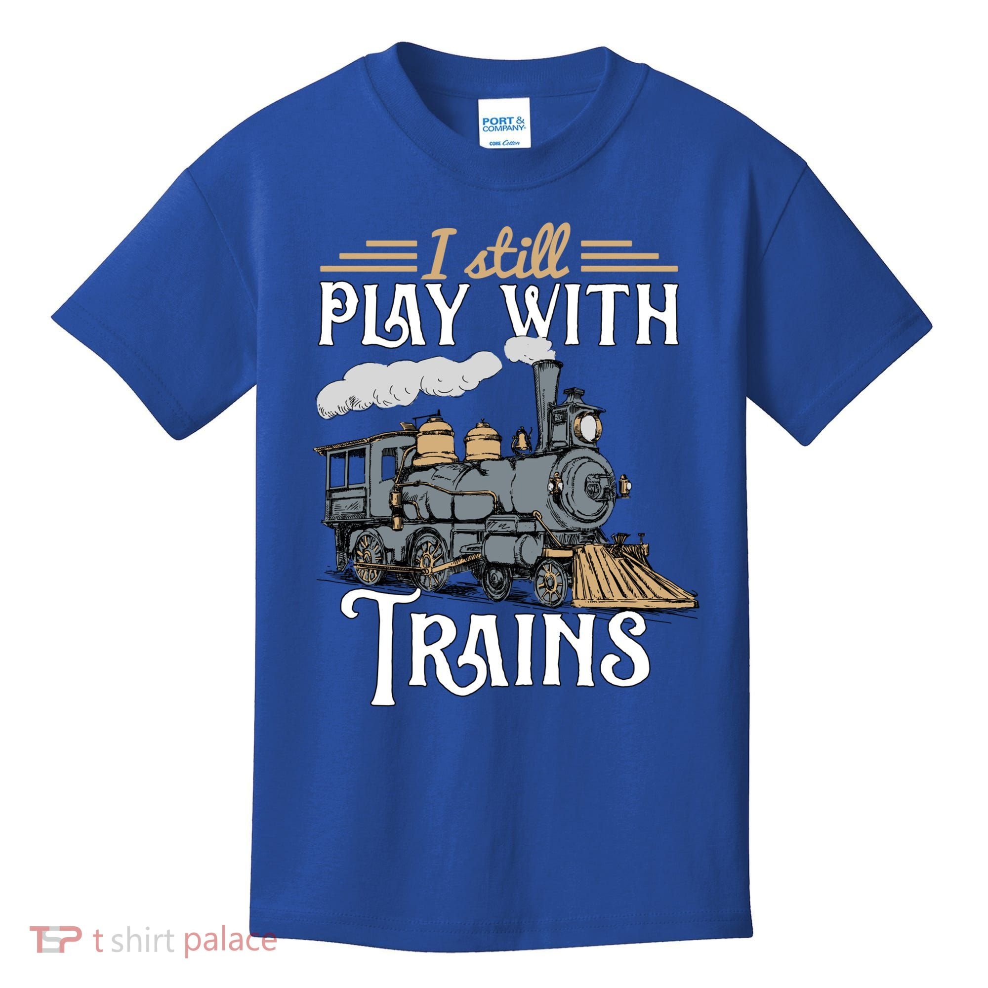 Model Steam Train Cute Gift Locomotive Trainspotting Meaningful Gift Kids T-Shirt