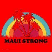 Maui Strong Tropical Hawaii Wildfire Santa Hat thumb 1