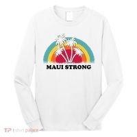 Maui Strong Tropical Hawaii Wildfire Long Sleeve Shirt thumb 0