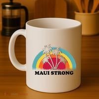 Maui Strong Tropical Hawaii Wildfire Coffee Mug thumb 4